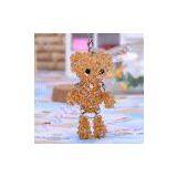 2013 Crystal 3d Beaded Bear Cell Phone Charm thumbnail-3