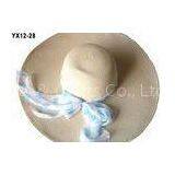 Mix Color Packable Sun Hat , 9cm Brim Paper String Crochet Sun Hat For Ladies thumbnail-1