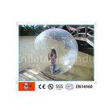 Interesting 0.8mm PVC / TPU Transparent Inflatable Water Walking Ball for Water Pools