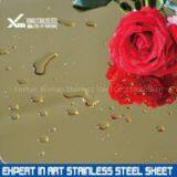 Rose Gold Mirror Finish Stainless Steel Decorative Sheet for Home and Hotel Decoration thumbnail-1