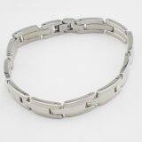 Stainless Steel Alloy Fashion Charm Bracelet Silver Plated thumbnail-1