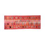 Traditional Indian Cotton sari Patchwork Decorative Sequin Table Runner