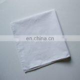 100% Cotton Pocket Square Solid White Color