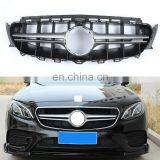Серебряная решетка радиатора в стиле E63 AMG, подходящая для Mercedes Benz W213 E300 E400 2016 - 2018 годов thumbnail-1