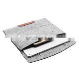 Custom11 13 13.3 13.5 14 15 17 17.3 18 19 20 Inch Grey Felt Laptop Sleeve for Marcbook thumbnail-2