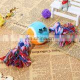 Top Selling Woven Cotton Pet Toys for Dogs Indestructible Dog Ball Throwing Toys thumbnail-4