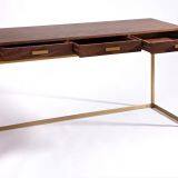 Danish Design Wooden Office Desk With 3 Drawer thumbnail-2