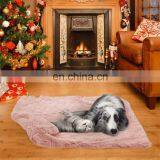 Cat Dog Faux Fur Pet Blanket Sleep Mat Reversible Double Layer Washable Pet Blanket Winter thumbnail-2