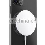 New Arrivals Portable 15W Mobile Phone Qi Magnet Adsorb Wireless Charger For Iphone 12 Pro Magsafem