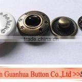 2013 Shiny Glossy Round Sanp Button, Metal Buttons for Garment