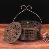 Home Creative Antique Mosquito Incense Burner With Lid Fireproof Incense Burner Portable thumbnail-2