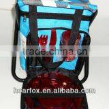 Bule Checkered Picnic Folder Beach Chairs With Coolers and the Tableware thumbnail-1