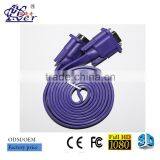 Poly Bag Packing Flat Vga D-Sub Cable, Rs232 Male to Male Cable for Computer, Projecotor Etc. thumbnail-1