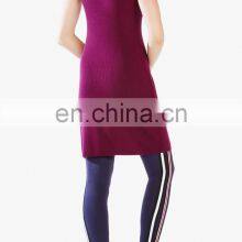 100% Cashmere High Neck Tight Cashmere Sweater Girls Crown Dress thumbnail-3