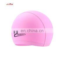 Custom Logo Cheap Swimming Cap PU Material Water Sports Swimming Cap Children's Swimming Cap thumbnail-3