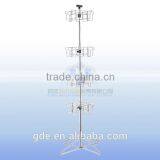 On Sale Metal Chrome 5 Layers DVD Display Rack