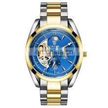 TEVISE 795A Automatic Mechanical Chronograph Men Watch Tourbillon Self-Wind Stainless Steel Luxury Gold Wristwatch thumbnail-5