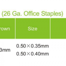 OEM Design 26/6 26/8 Series Galvanized 12.8mm School Office Staples thumbnail-5