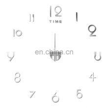 Modern Home Decoration 3D Reloj De Pared Decorativos Simple DIY Art Acrylic Digital Wall Clock for Home Decor Wall Decoration thumbnail-4