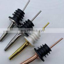 Best Wholesale Supplies Silicone Custom Bottle Stopper Stainless Steel Wine Pourer thumbnail-2