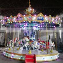 2020 Attractive Park Rides 12 Seats Music Carousel for Sale thumbnail-4