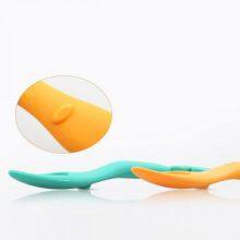 Baby Silicone Soft Spoon, Newborn Eat Complementary Food Bowl Spoon thumbnail-1