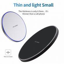 10w Fast Wireless Charger Metal Alloy 10w Fast Charging 10W Qi Wireless Charger for Iphone thumbnail-1