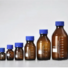 Laboratory Glass Borosilicate Reagent Bottle 100ml-20000ml Glass Bottle With Blue Screw Cap thumbnail-3
