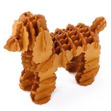 OEM 0.8-1mm Paperboard 3D Poodle Paper Puzzle Pets Animal Collection Craft Kits Puzzle for Teens and Adults Mechanical Models Kits thumbnail-1