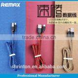 Hot Selling Remax Nylon Braided Usb Cable High Quality Led Usb Charging Cables thumbnail-4