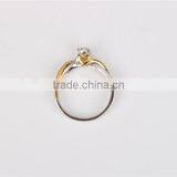 Latest Plated Gold Rings Design for Woman Fashion Wedding Ring With Cubic Zirconia or Diamond Ring thumbnail-3