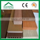 wood plastic composite panel for floor CE,SGS,ani-UV PVC plastic for flooring wood plastic
