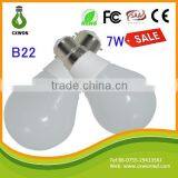A19 Ceramic Led Bulbs USA Famous Best Selling Lamp 7watt Ac85-265v B22 Bulb Holder With E27