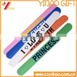 Promotional Gift Silicone Slap Bracelet,Wholesale Price Sport Rubber Slap Wristband, Customs Design Silicone Slap Band