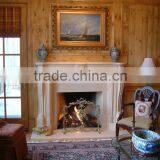 Top Grade Sand Stone Fireplace thumbnail-6