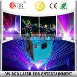 XHR 3w 3watt night club laser Full color ilda animation laser lighting pangolin rgb