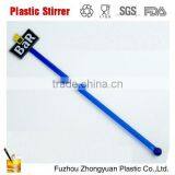 Disposable and Stocked Plastic Wine's Mixer for Wine in Bar