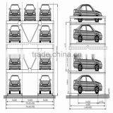 Automatic Hospital Parking Elevator Parking System Sliding Parking Equipment