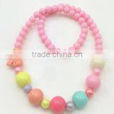 >>Best Selling Pretty Kids Bead Bubble Necklace/ thumbnail-2
