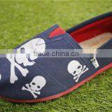 Skull Print Leisure Canvas Stock Shoes thumbnail-1