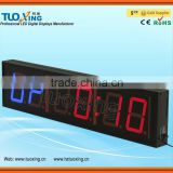 4 inch 6 digit LED programmable mechanical timer switch