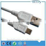 fine quality mini USB Cable rj45 male to usb male cable mini usb serial cable