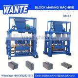 WANTE BRAND QT40-1hollow Paver Blocks Plant Shipping to Russia