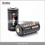 Soshine CR123A 3.0V Primary Lithium Battery, Primary Battery in Stock 1600mah CR123A