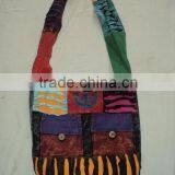 Patchwork Fashion Bags Peace Sign New Model thumbnail-1