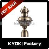 KYOK Modern Wrought Iron Curtain Finials for Curtain Poles,curtain Finials thumbnail-2