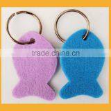 Promotional Gift Fish Shape Felt Key Holder With Many Colors in Animal Shape thumbnail-1