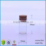 Hot Sell Empty Clea Cork Stopper Glass Wishing Message Bottles For Party thumbnail-5