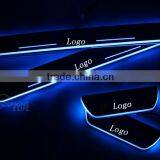 4 Pcs/Set Car LED Flash Door Sills Moving Scuff Plate White Blue Light Panel For Mazda 3th Axela 2014 2015 Quality Choice thumbnail-4