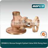 Bronze DIN86211Straight 2.5 Fire Hydrant Landing Valve for Fire Fighting Equipment thumbnail-2